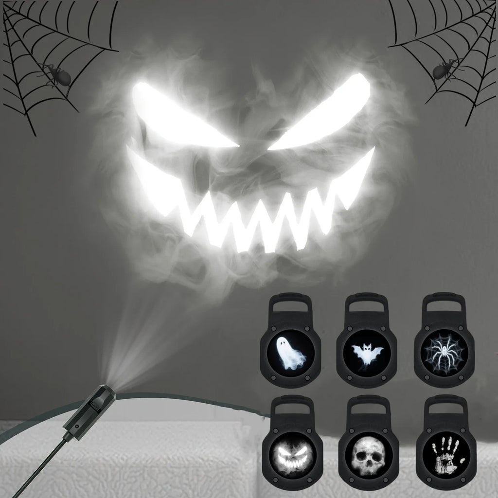 SpookyGlow™ 12-Pattern Halloween LED Projector