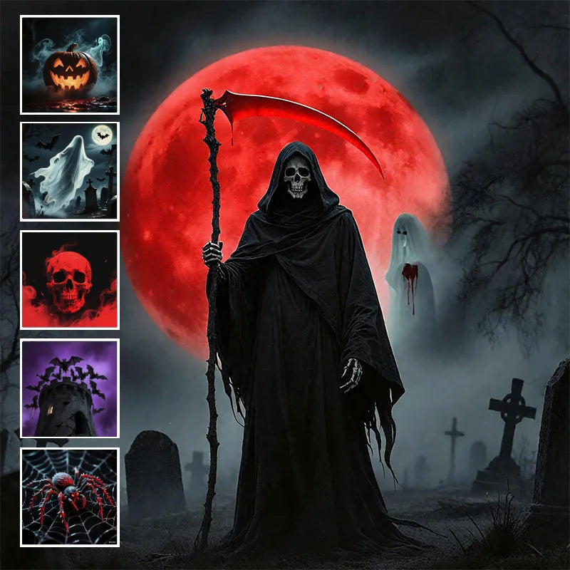 SpookyGlow™ 12-Pattern Halloween LED Projector